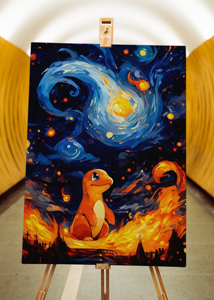 Charmander Pokemon Painting