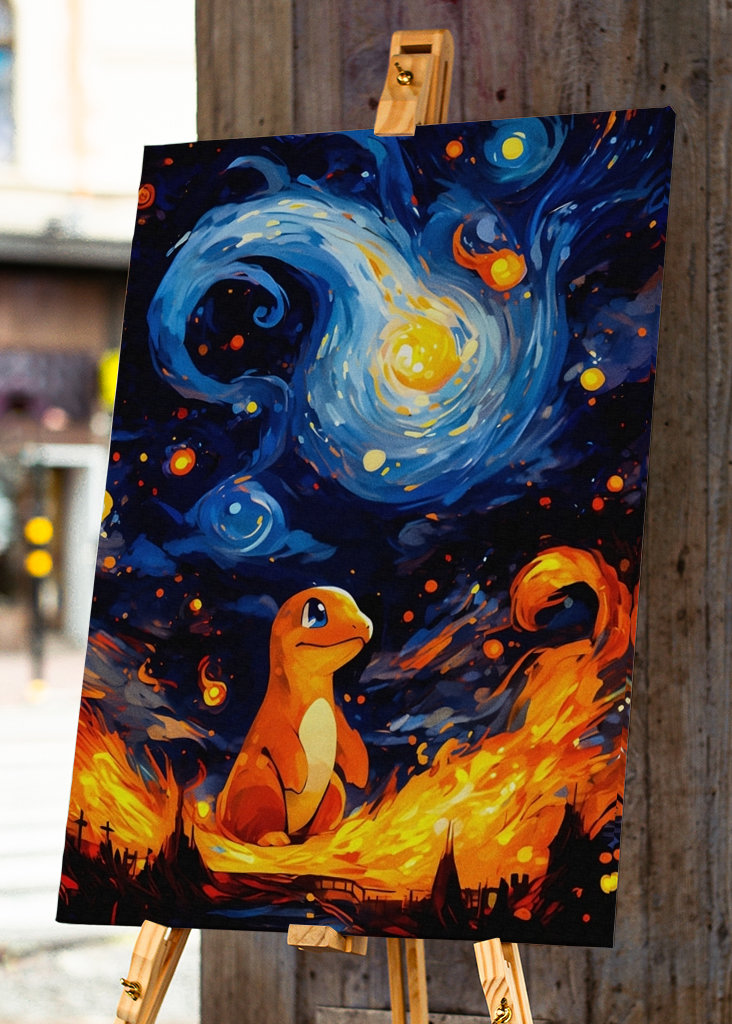Charmander Pokemon Painting