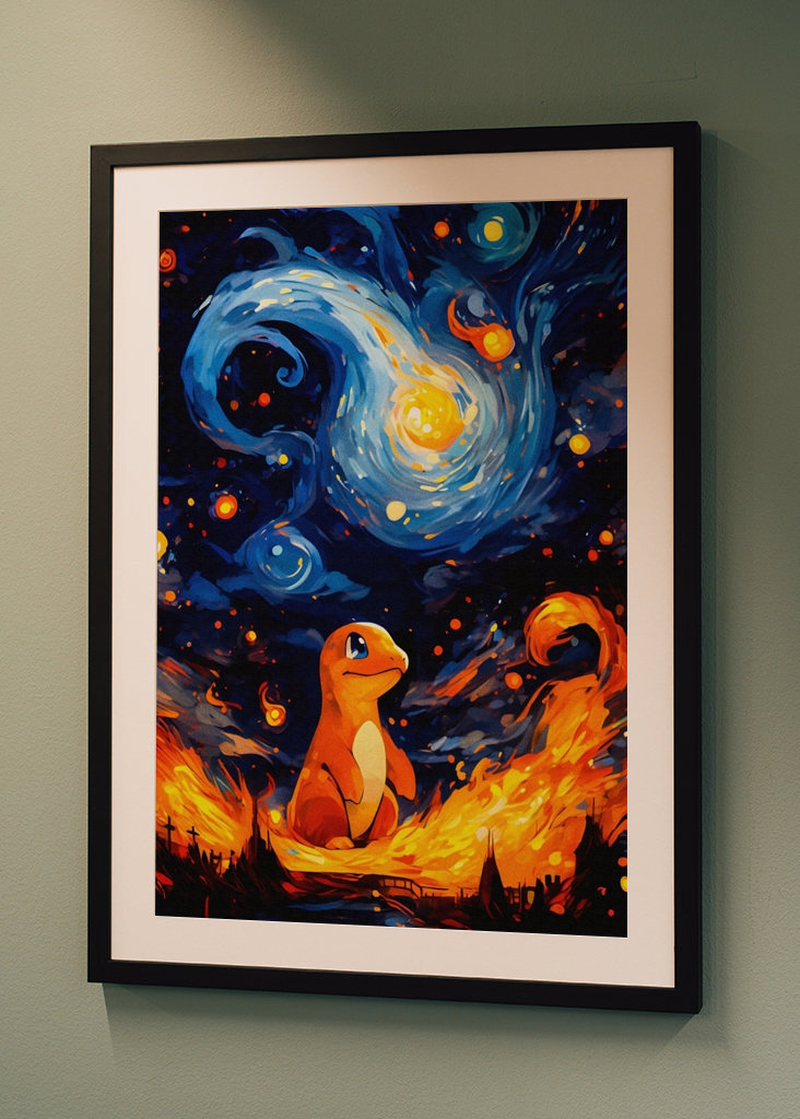 Charmander Pokemon Painting