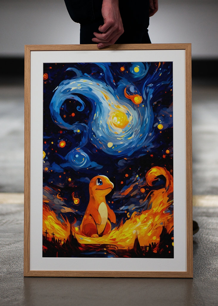 Charmander Pokemon Painting