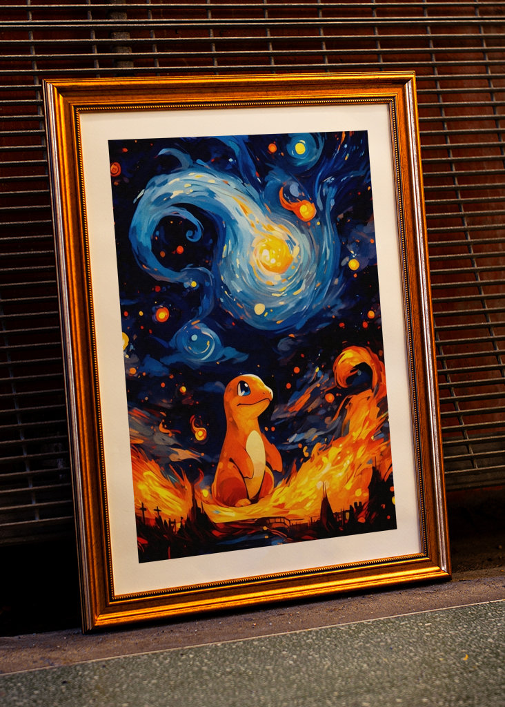 Charmander Pokemon Painting