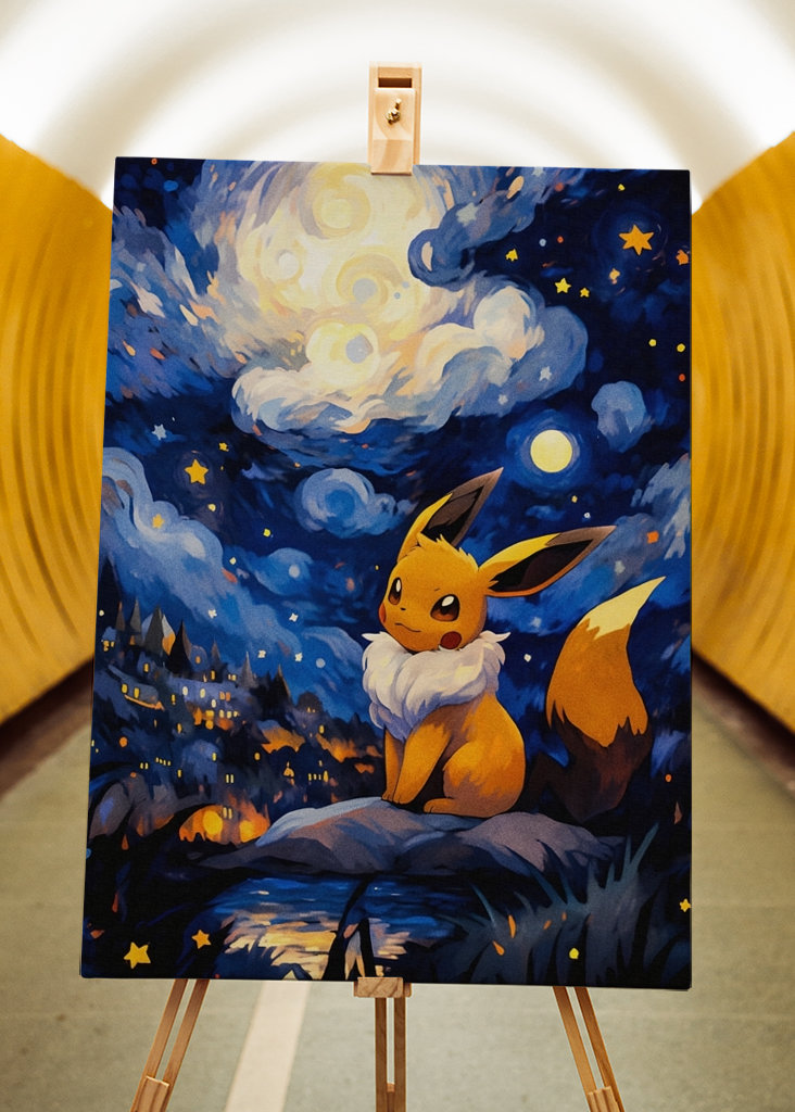 Eve Pokemon Painting