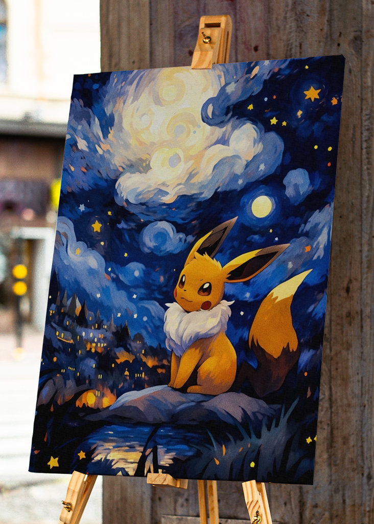 Eve Pokemon Painting
