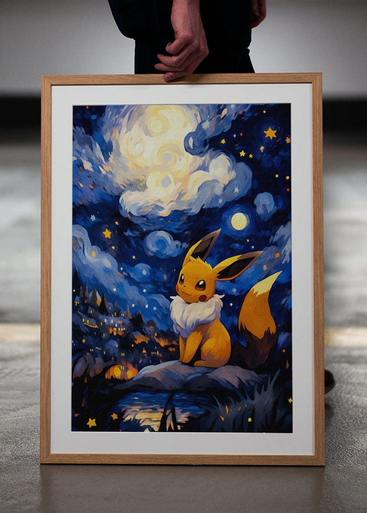 Eve Pokemon Painting