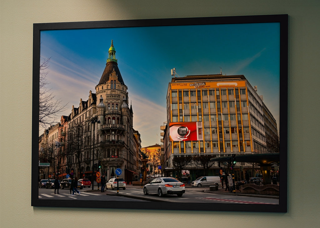 Blick vom Stureplan in Stockholm