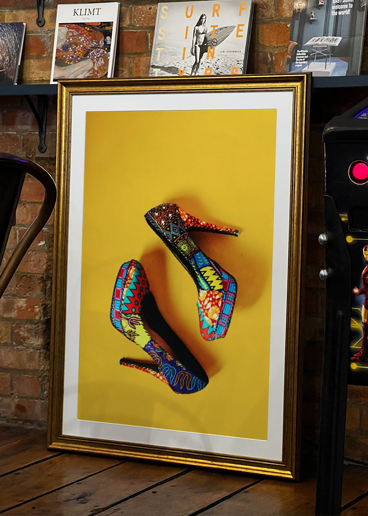 African Stiletto Shoes