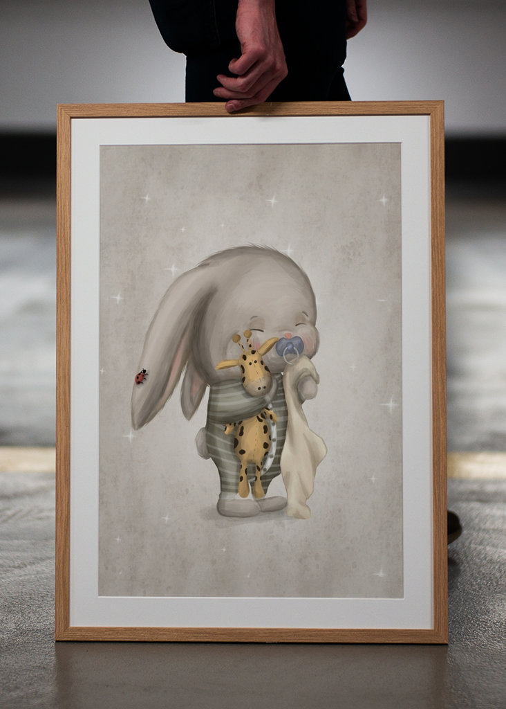 Läggdags lilla kanin