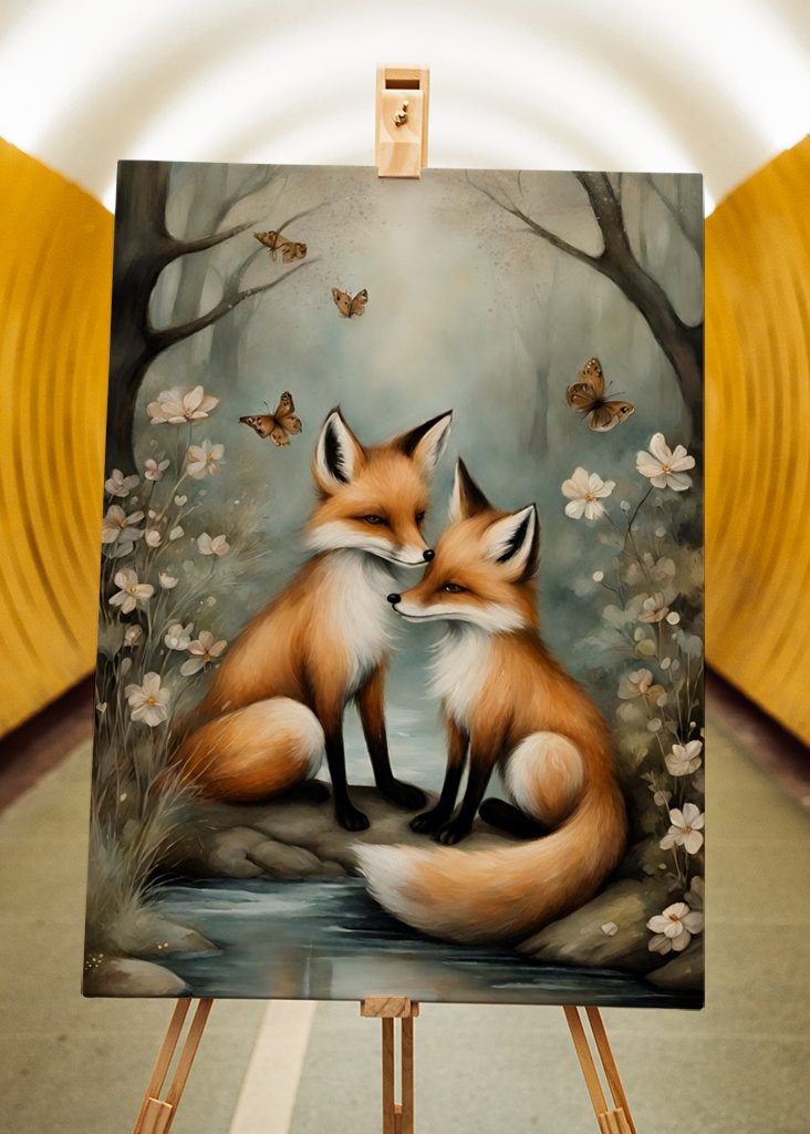 Foxes in love