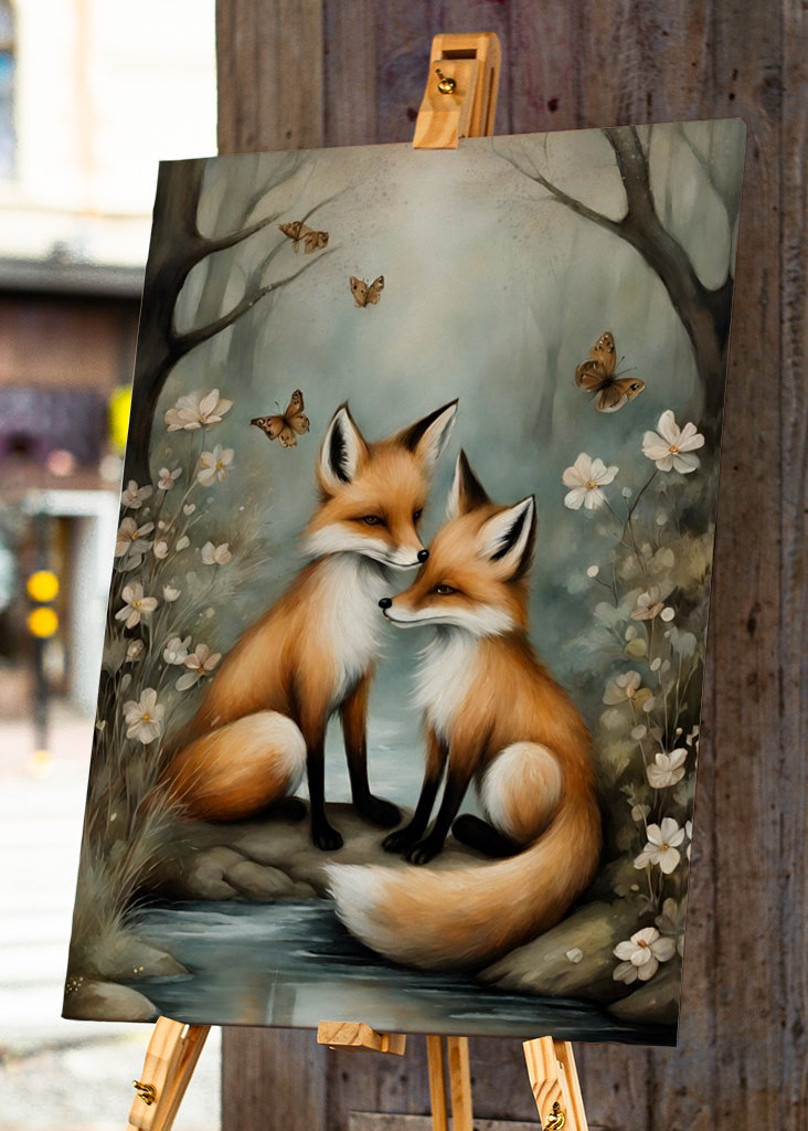 Foxes in love
