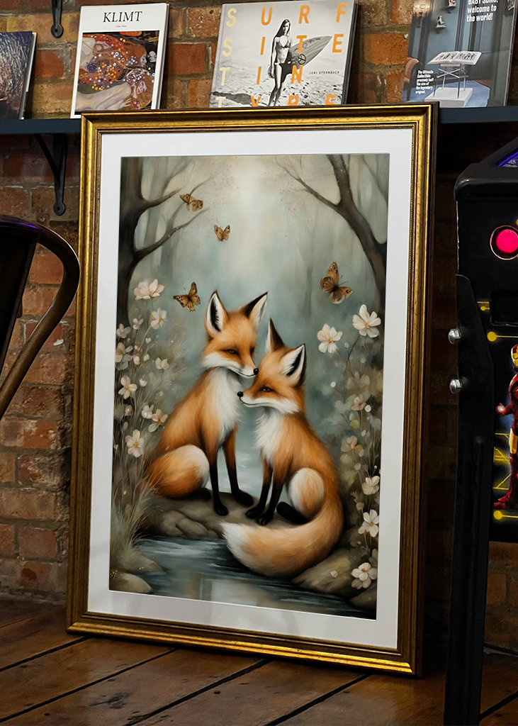 Foxes in love
