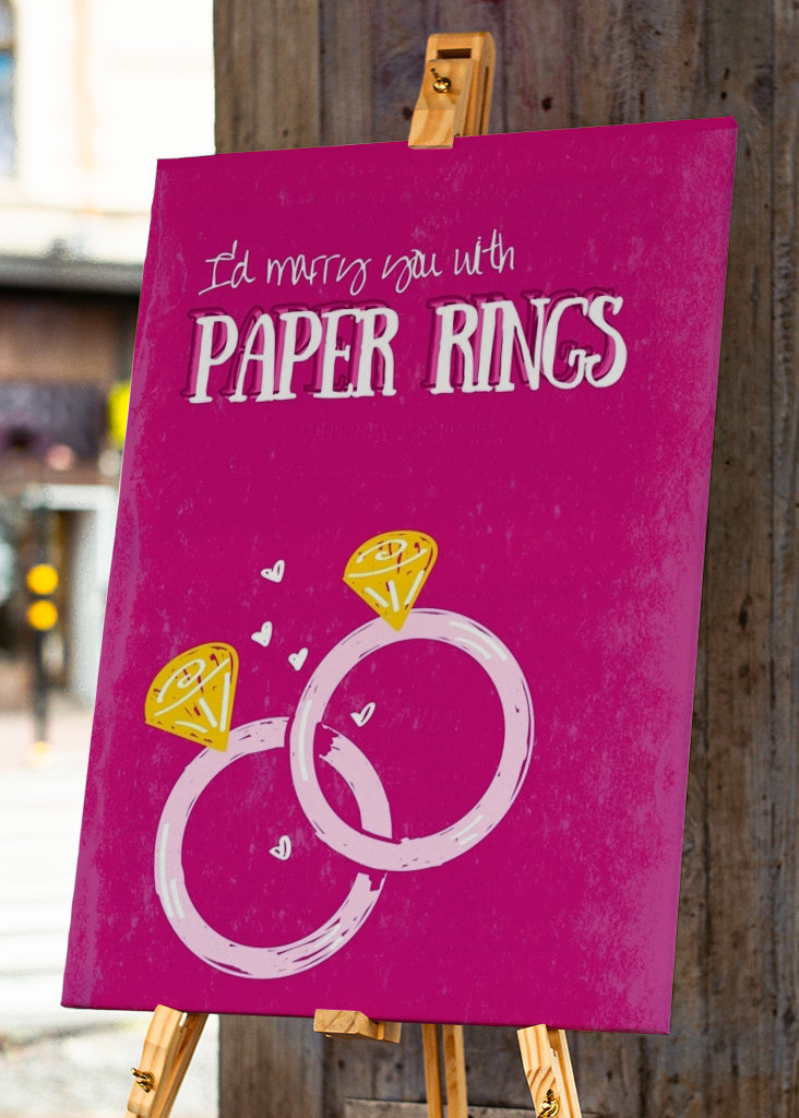 Paper Rings Poster