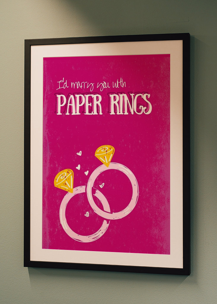 Paper Rings Poster