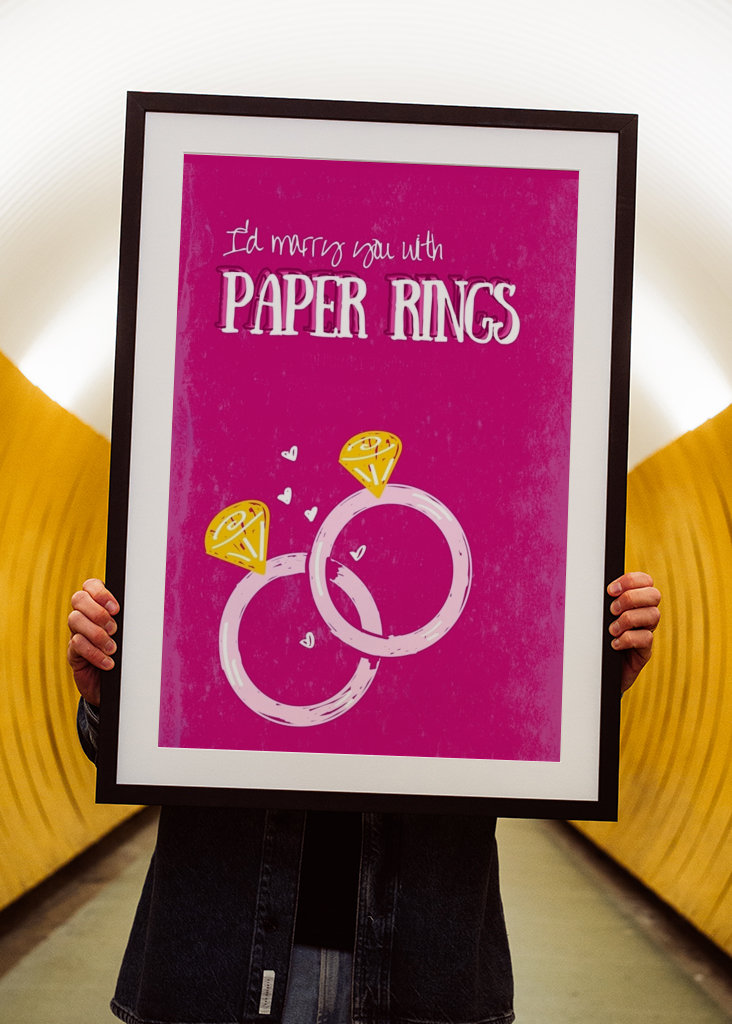 Paper Rings Poster