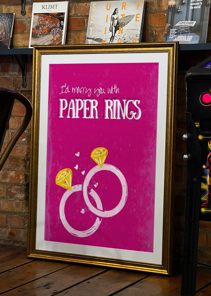 Paper Rings Poster