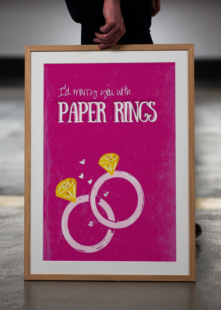 Paper Rings Poster