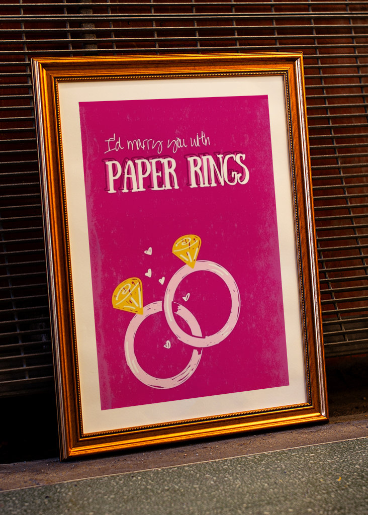 Paper Rings Poster