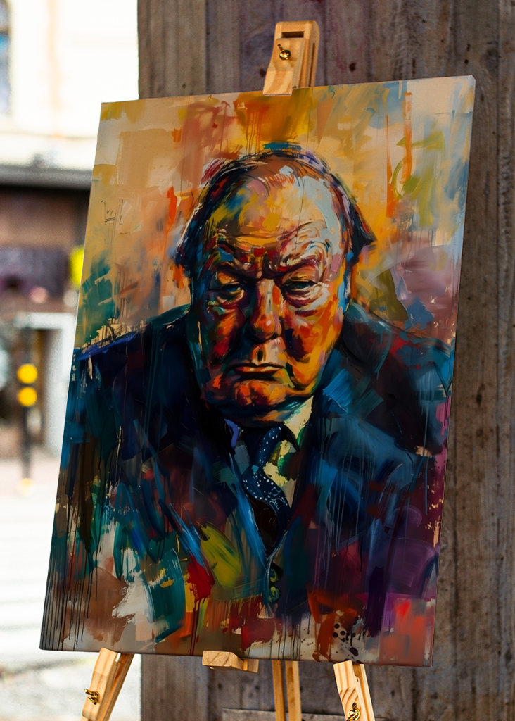Winston Churchill Portrait
