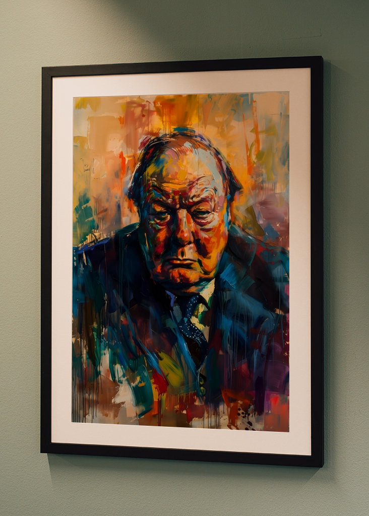 Winston Churchill Portrait