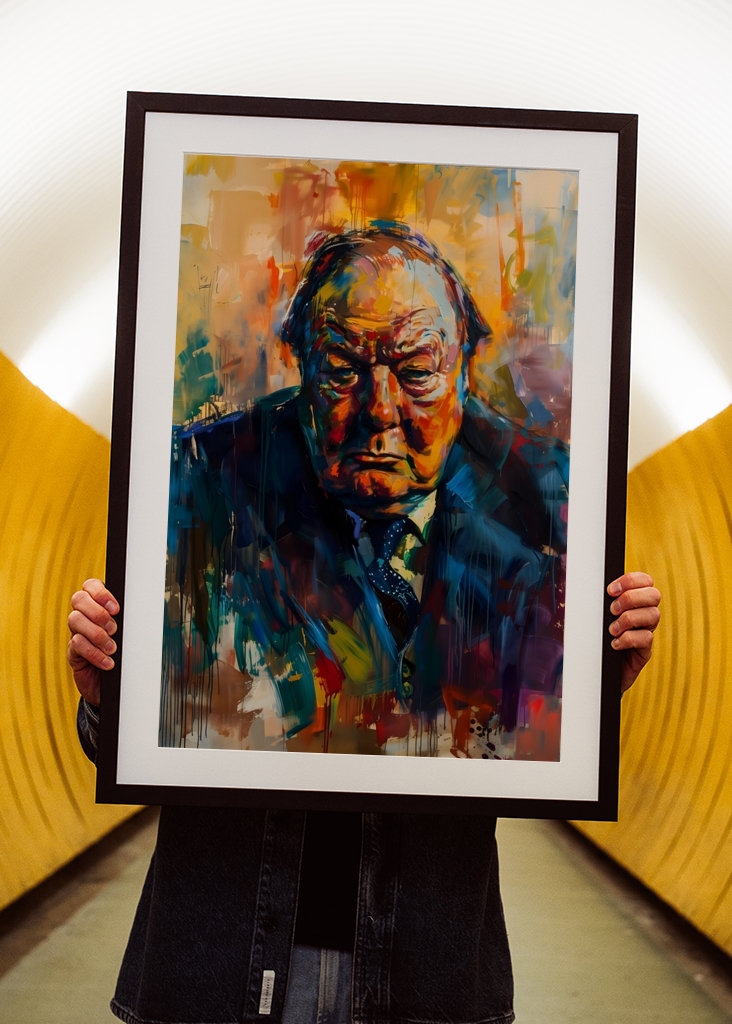 Winston Churchill Portrait