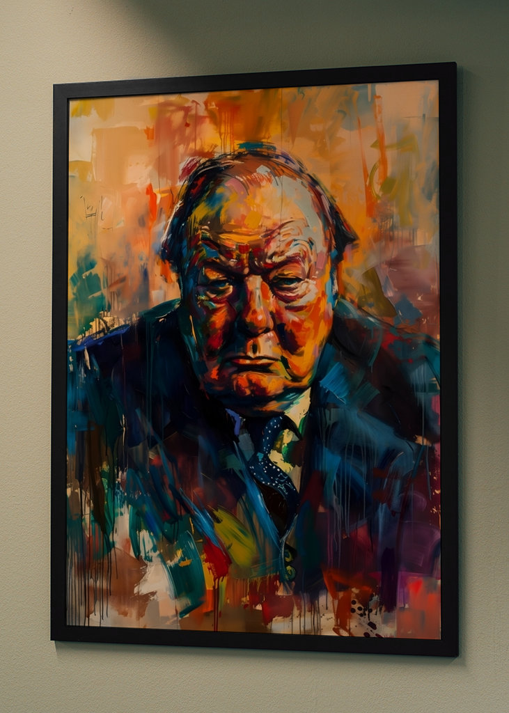 Winston Churchill Portrait