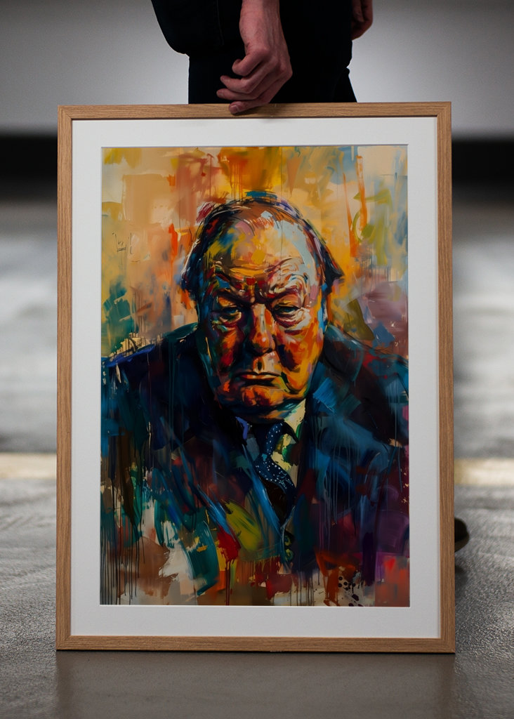 Winston Churchill Portrait