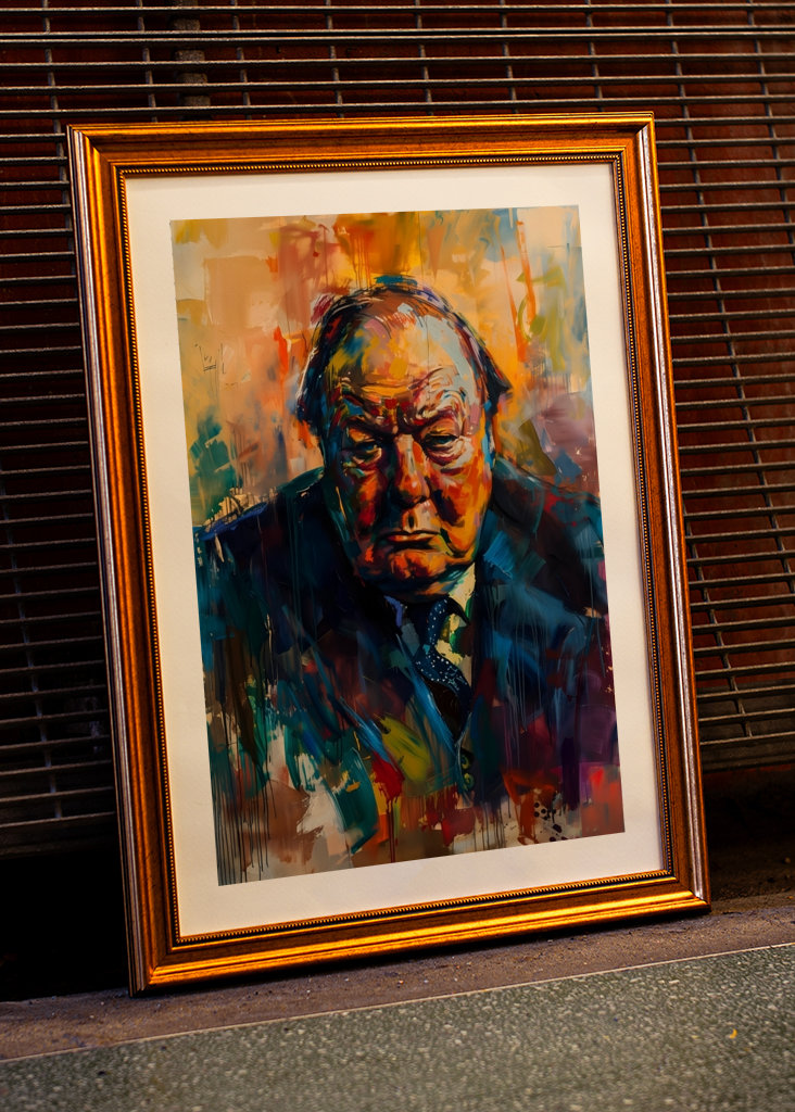 Winston Churchill Portrait