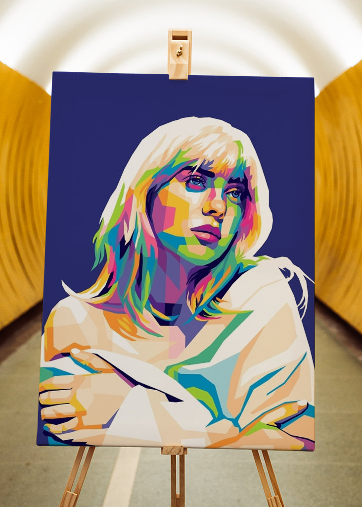 Billie Eilish Pop Art