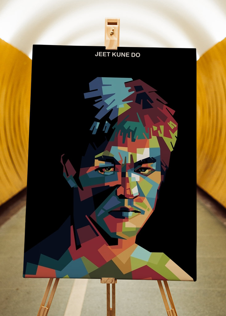Bruce Lee in wpap art