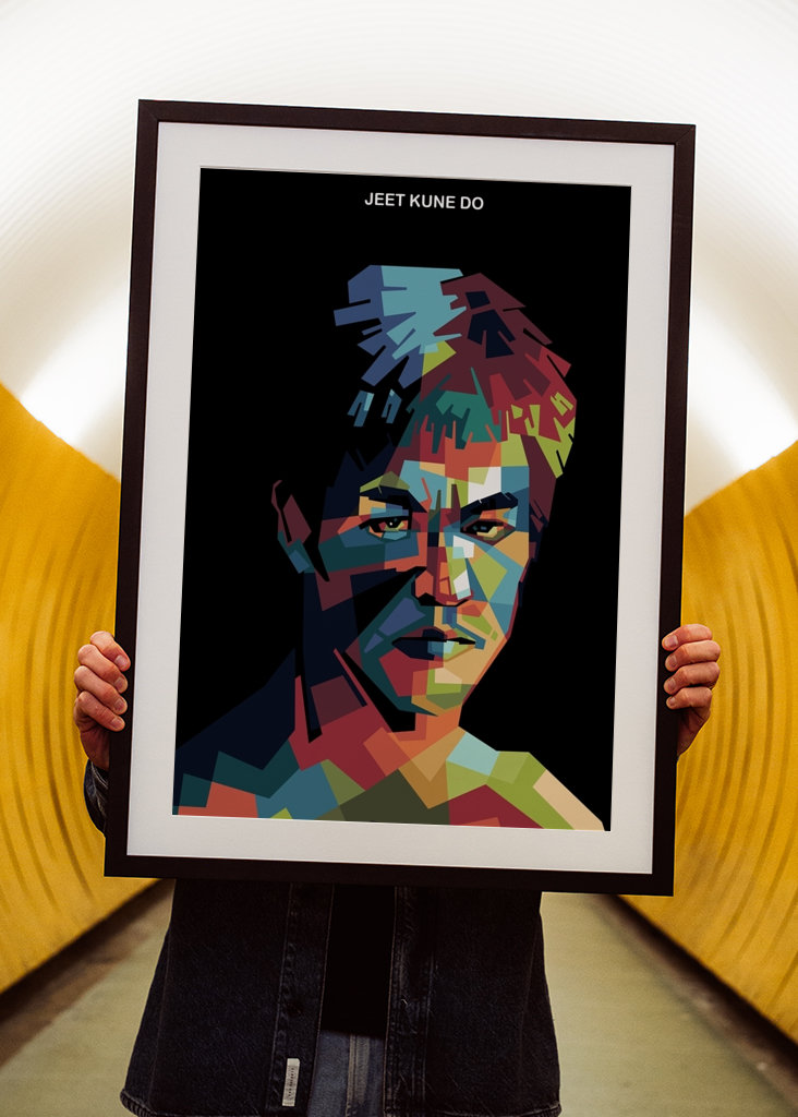 Bruce Lee in wpap art