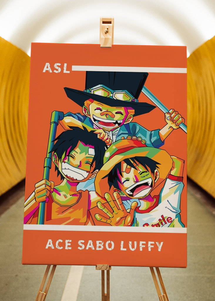 Ace Sabo Luffy In Wpap 