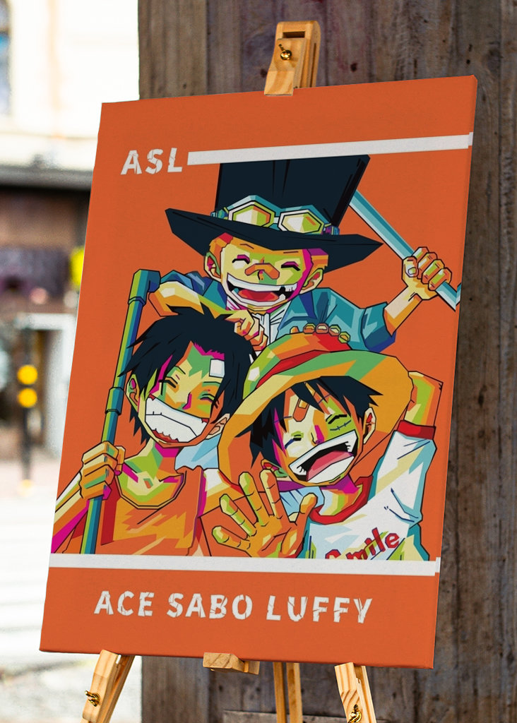 Ace Sabo Luffy In Wpap 