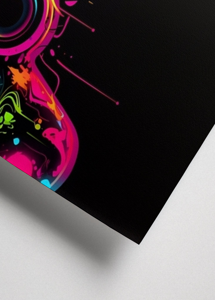 Neon Gaming Controller