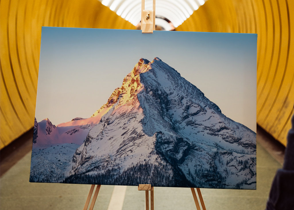 Watzmann Peak at Sunrise