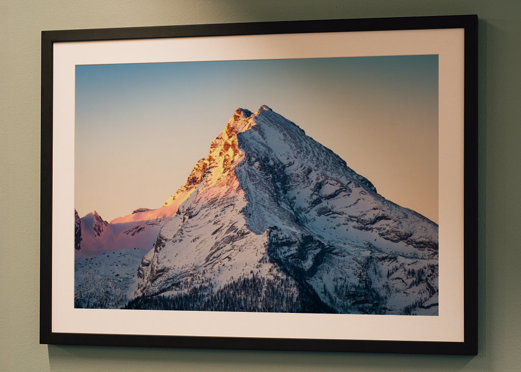 Watzmann Peak at Sunrise
