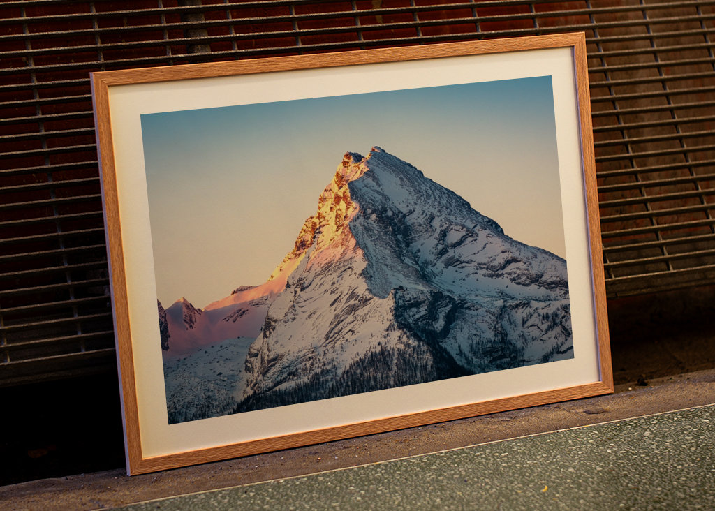 Watzmann Peak at Sunrise