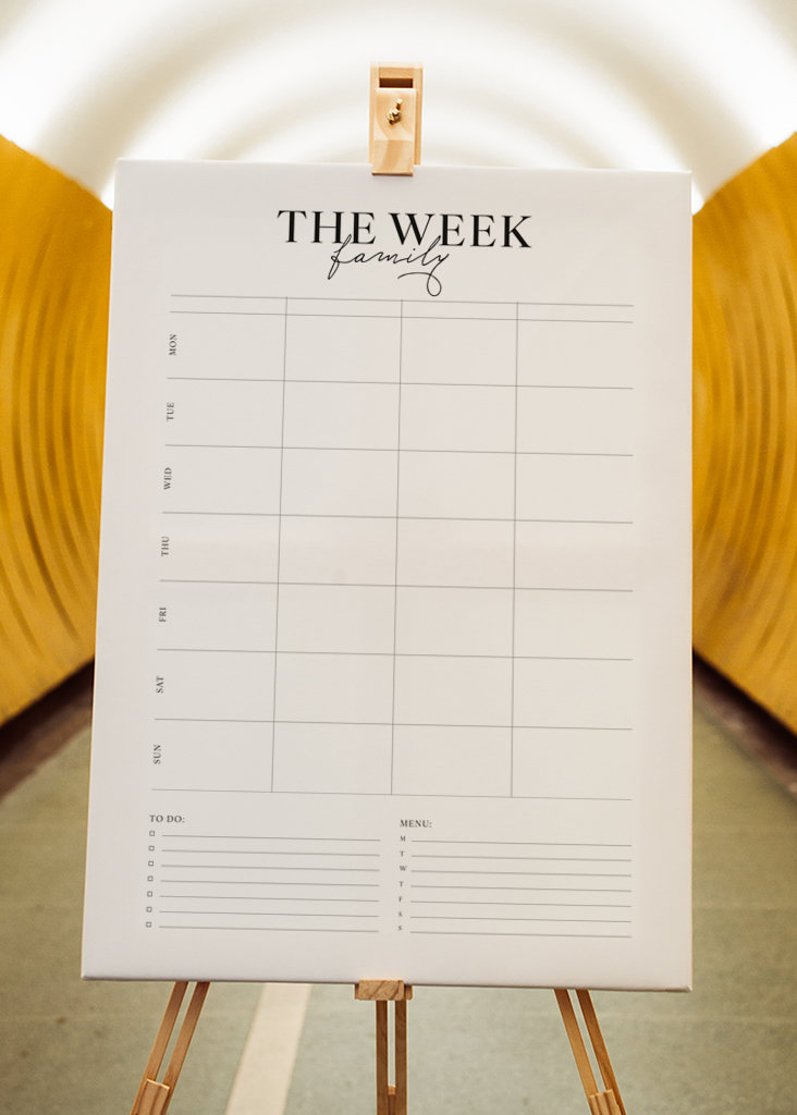 Veckoplanering för familjer