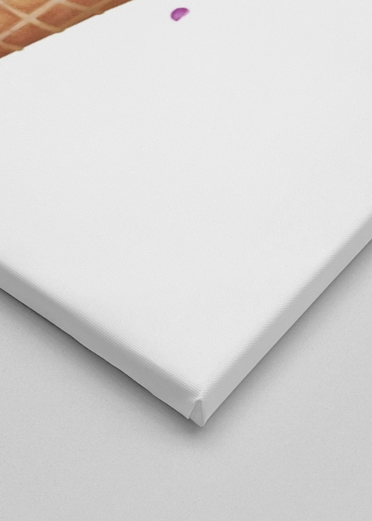 Ice cream with lilac