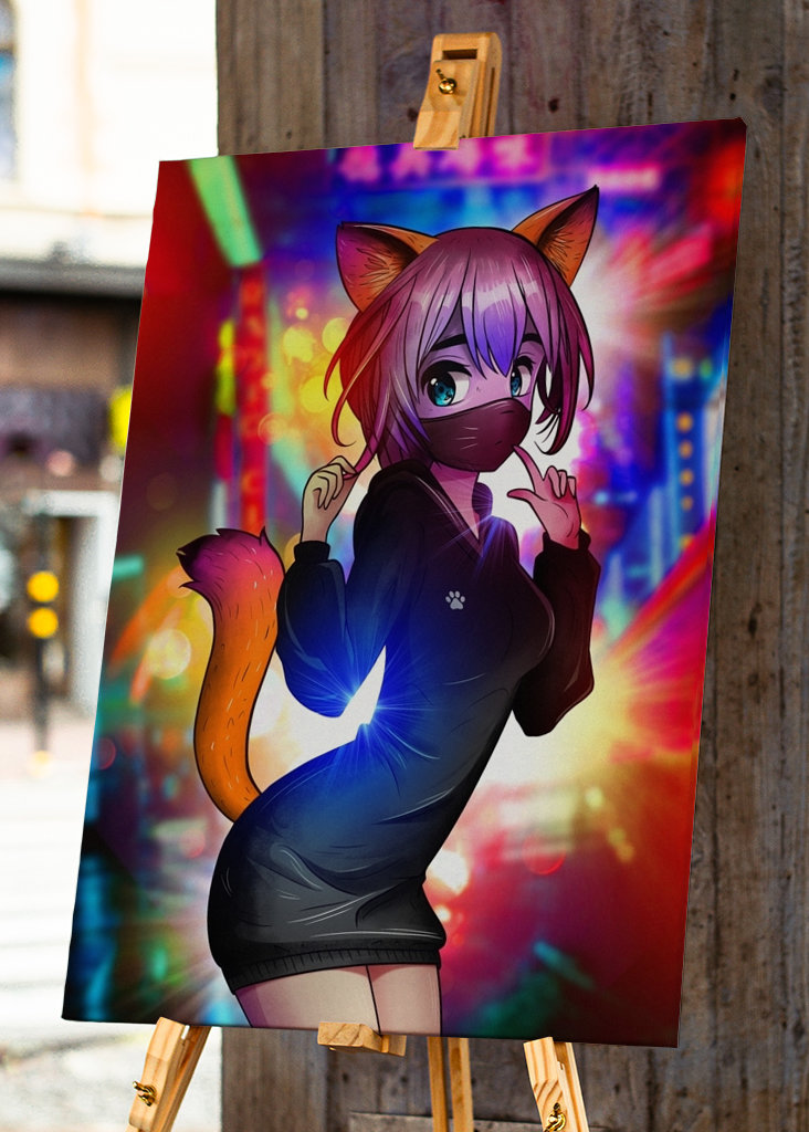 Cute Anime Cat Girl
