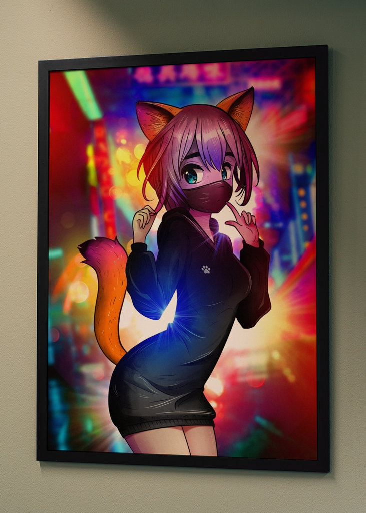 Cute Anime Cat Girl
