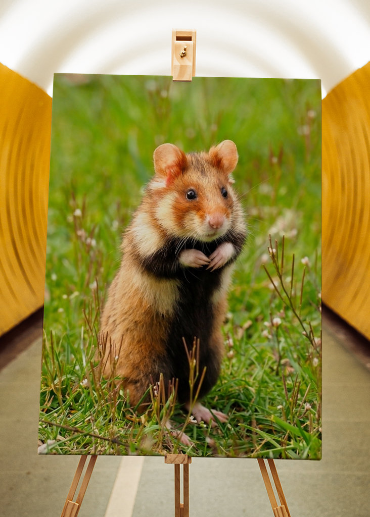 European Hamster in Spring