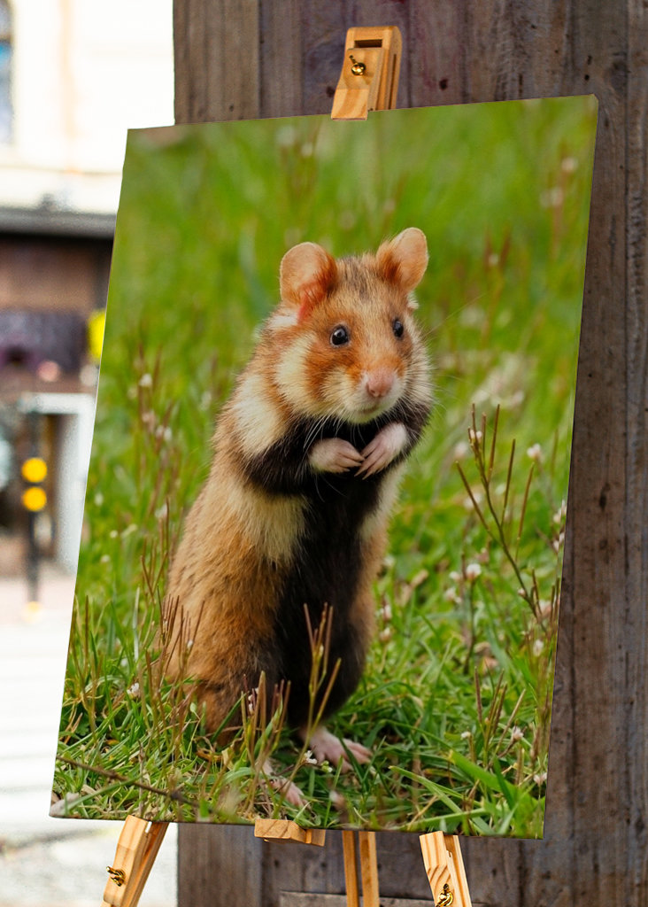 European Hamster in Spring