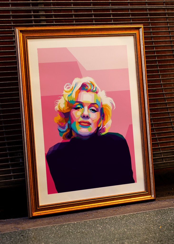 Marilyn Monroe Wpap Pop Art
