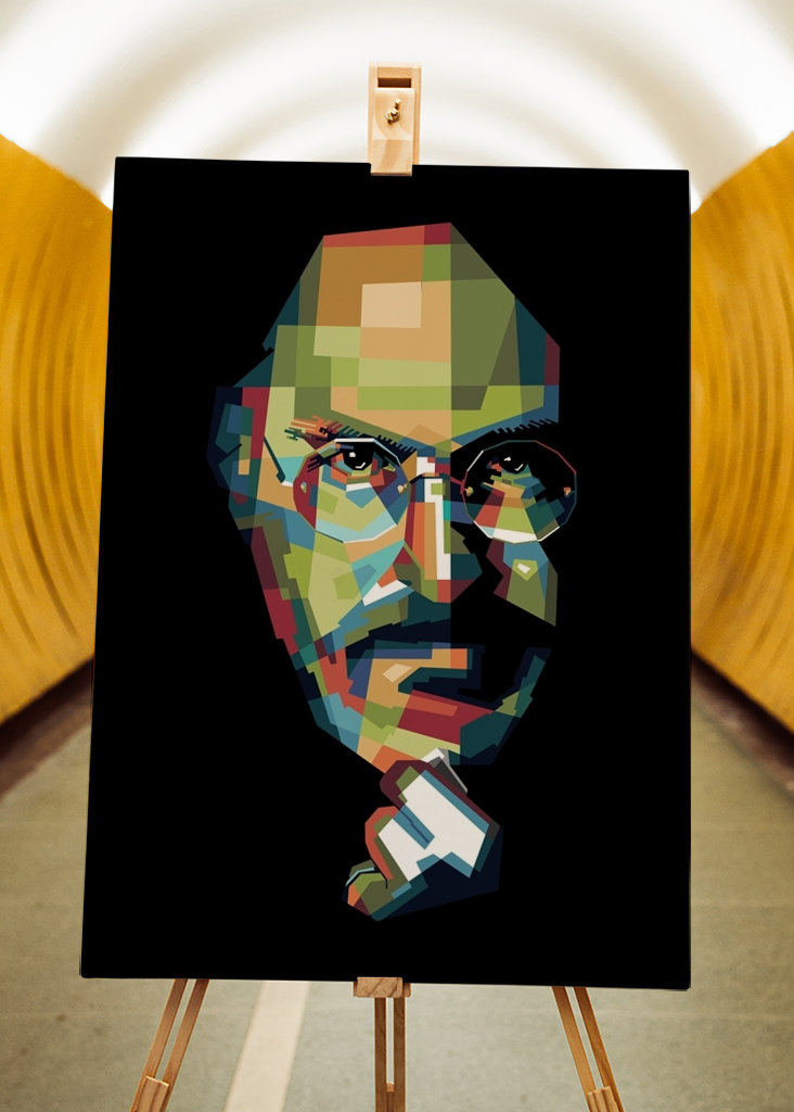 Steve Jobs wpap art
