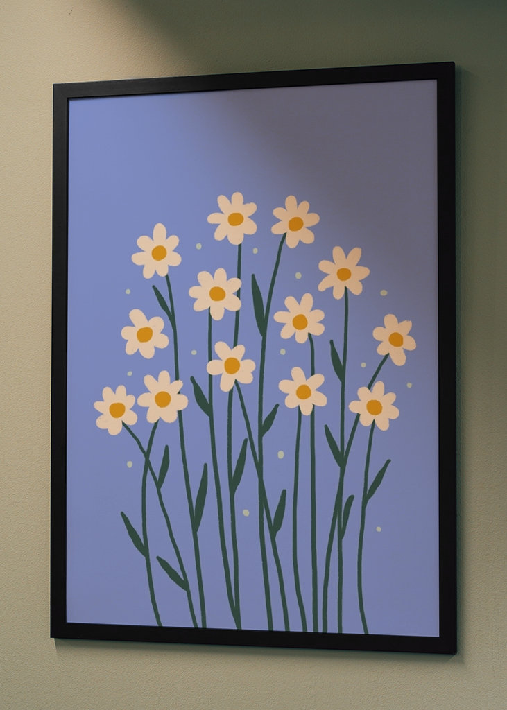 Simple white daisies