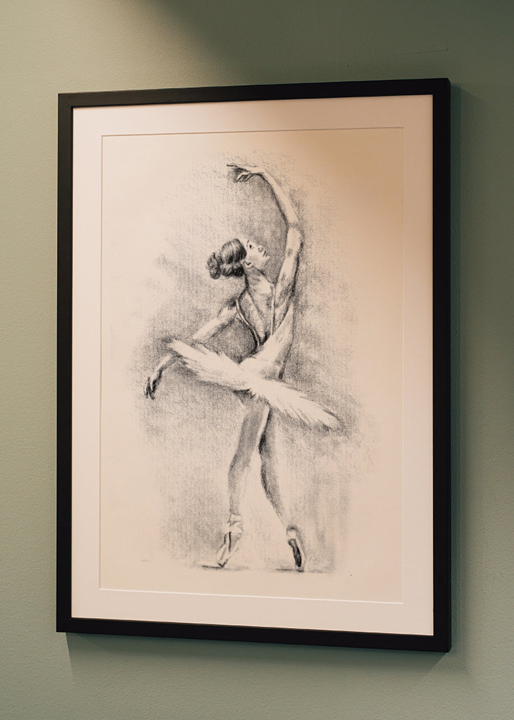 Ballerina pencil drawing 