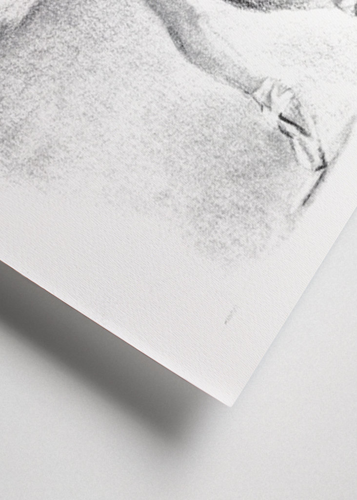 Ballerina pencil drawing 