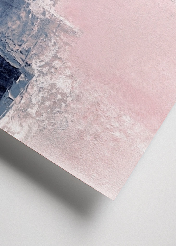 Pink and blue abstract