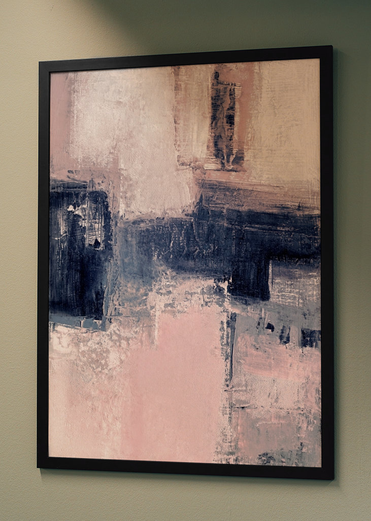 Pink and blue abstract