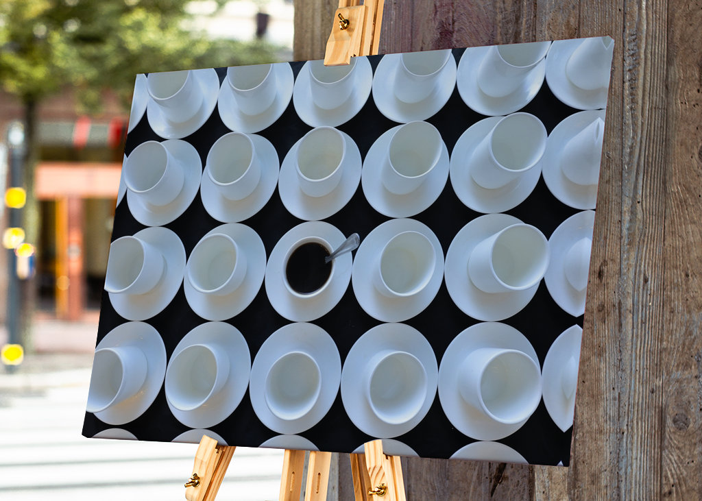 Standing out from the crowd. 