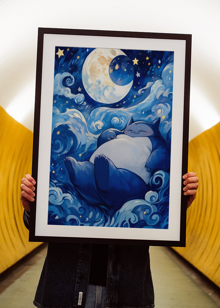 Snorlax Pokemon Painting